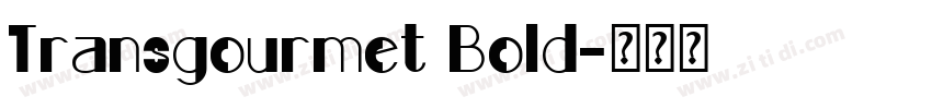 Transgourmet Bold字体转换